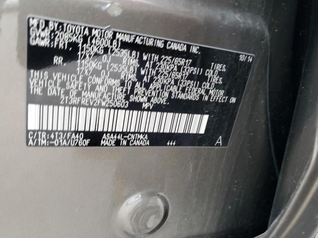 2015 TOYOTA RAV4 XLE - 2T3RFREV2FW250603