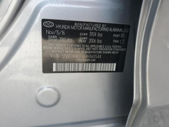2017 HYUNDAI ELANTRA SE - 5NPD84LF4HH160544