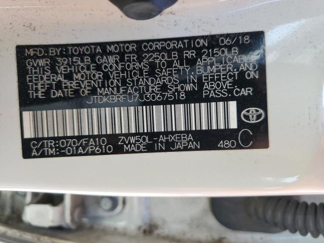 2018 TOYOTA PRIUS - JTDKBRFU7J3067518