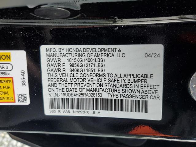 2024 ACURA INTEGRA 19UDE4H28RA028153