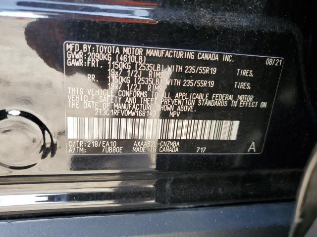 2021 TOYOTA RAV4 XLE P 2T3C1RFV0MW168143