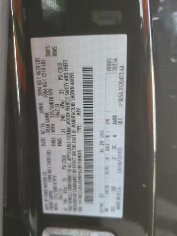 2017 FORD ESCAPE TIT - 1FMCU0JD6HUB19805