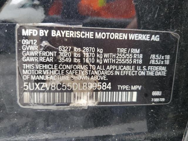 2013 BMW X5 XDRIVE5 - 5UXZV8C55DL899584