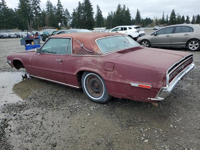 FORD THUNDERBIR 1968 burgundy   8Y84N110921 photo #3