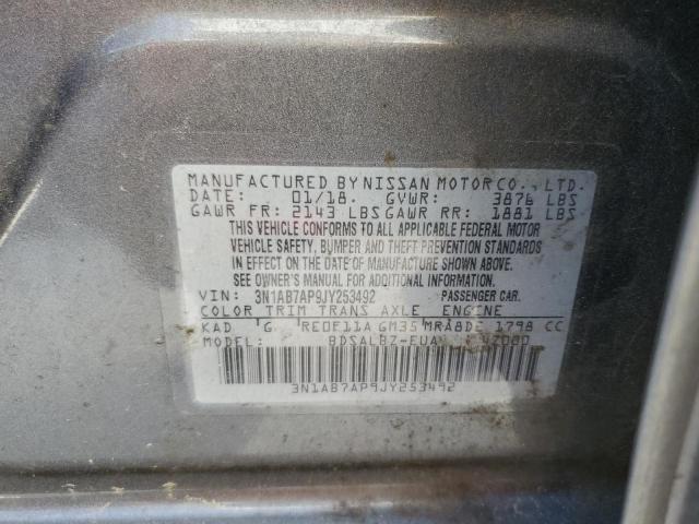 2018 NISSAN SENTRA S - 3N1AB7AP9JY253492