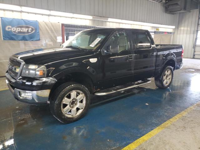 FORD F150 SUPER 2005 black  gas 1FTPW14535FA77412 photo #1