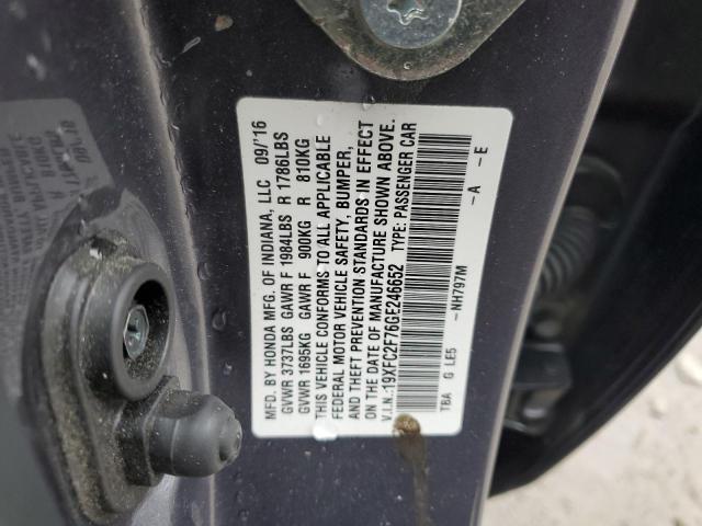 2016 HONDA CIVIC EX - 19XFC2F76GE246652