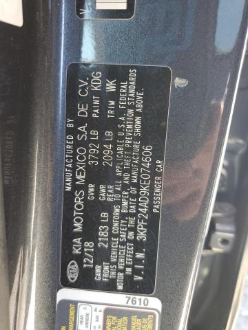2019 KIA FORTE FE - 3KPF24AD9KE074606