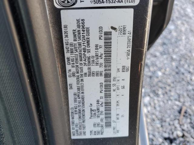 2016 FORD FIESTA SE - 3FADP4BJ1GM149668