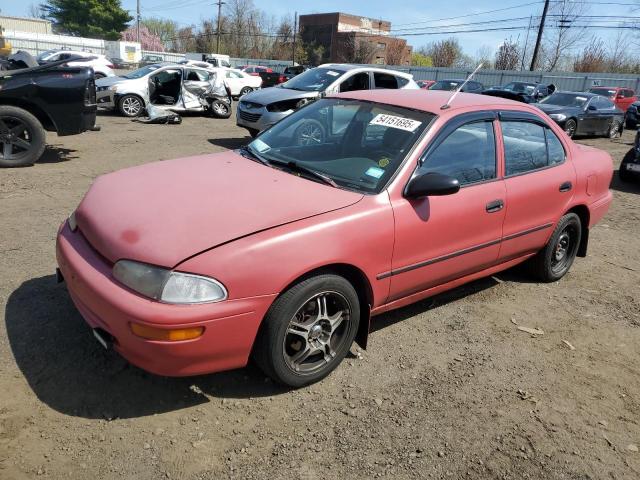 GEO PRIZM BASE 1993 red  gas 1Y1SK5362PZ008909 photo #1