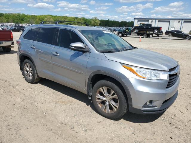 Vin: 5tdkkrfh7fs114846, lot: 52019455, toyota highlander xle 20154