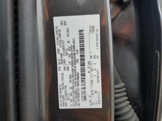 2019 FORD F150 SUPER - 1FTEW1E57KFC48292