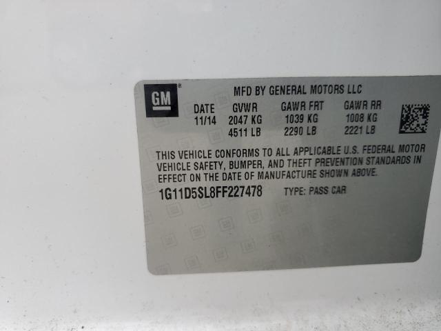 2015 CHEVROLET MALIBU 2LT - 1G11D5SL8FF227478