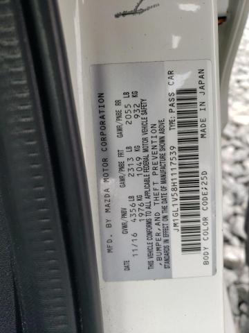 2017 MAZDA 6 TOURING JM1GL1V58H1117539