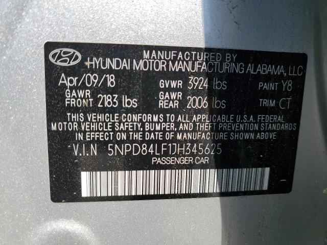 2018 HYUNDAI ELANTRA SE - 5NPD84LF1JH345625