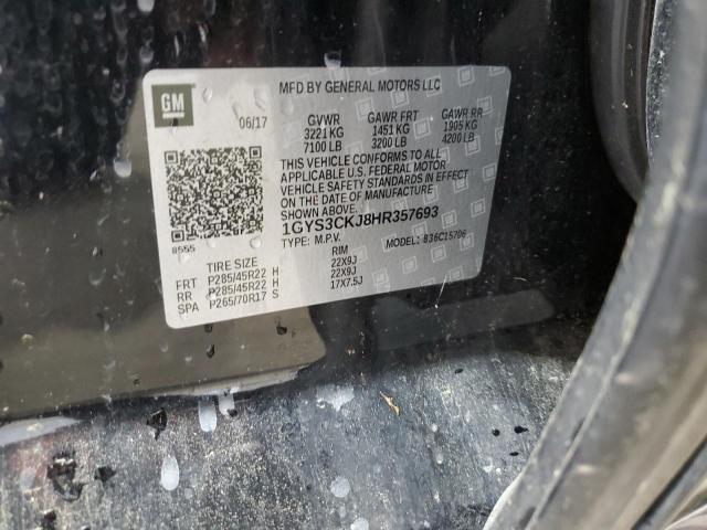 2017 CADILLAC ESCALADE P - 1GYS3CKJ8HR357693