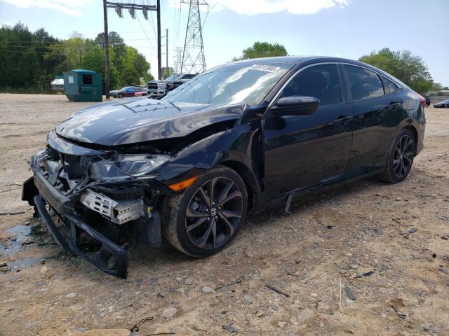 Vin: 19xfc2f83ke045342, lot: 52012385, honda civic sport 2019 img_1