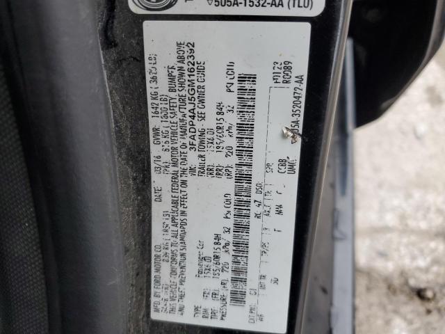 2016 FORD FIESTA S - 3FADP4AJ5GM162392