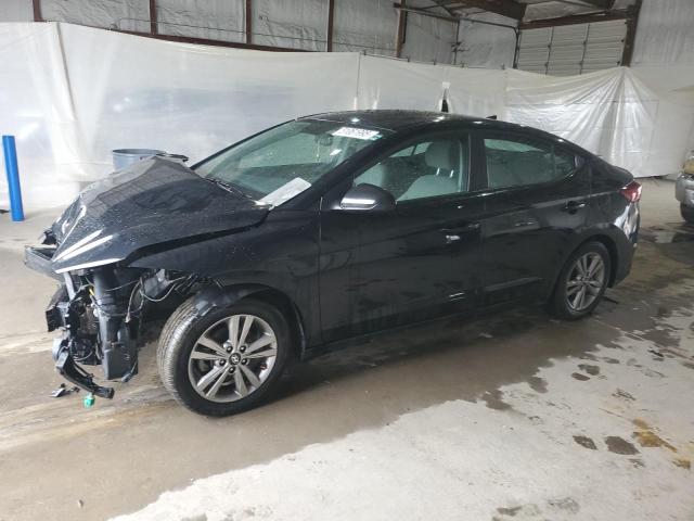 HYUNDAI ELANTRA SE 2018 black  gas KMHD84LF4JU543228 photo #1