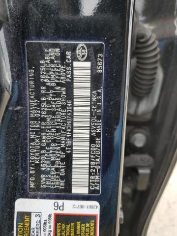 2017 TOYOTA CAMRY LE - 4T1BF1FK3HU743046