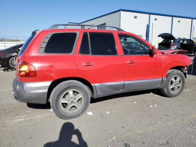HYUNDAI SANTA FE G 2004 red  gas KM8SC13D34U822693 photo #4