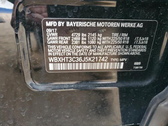2018 BMW X1 XDRIVE2 - WBXHT3C36J5K21742