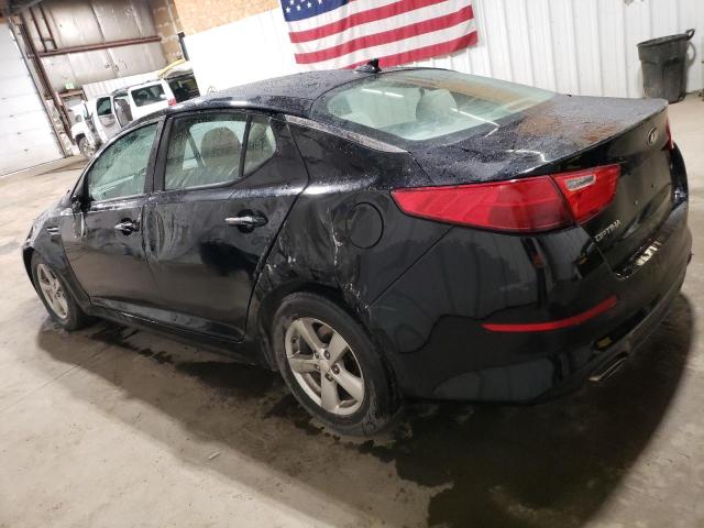 KIA OPTIMA LX 2015 black sedan 4d gas 5XXGM4A7XFG439963 photo #3