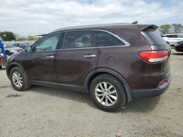 KIA SORENTO LX 2016 maroon 4dr spor gas 5XYPG4A34GG003630 photo #3