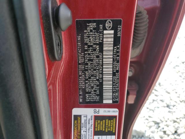 2015 TOYOTA CAMRY LE - 4T1BF1FK2FU883957