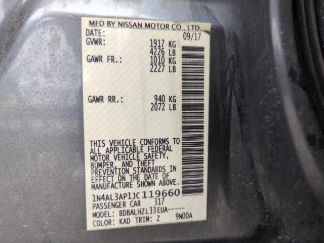2018 NISSAN ALTIMA 2.5 - 1N4AL3AP1JC119660