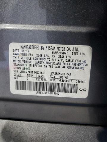 2018 INFINITI Q50 LUXE JN1EV7AR1JM431621