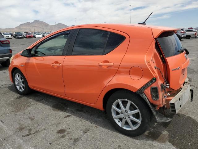 TOYOTA PRIUS C 2012 orange  hybrid engine JTDKDTB33C1009537 photo #3