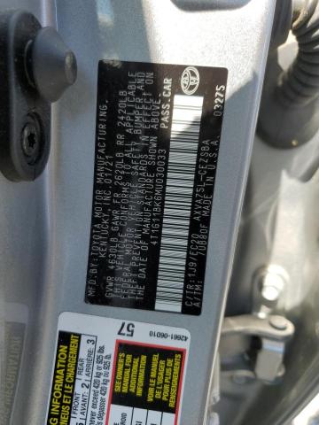 2021 TOYOTA CAMRY SE - 4T1G11BK6MU030033