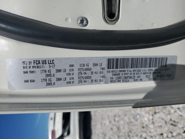 2017 RAM 1500 LARAM - 1C6RR7JT8HS780125