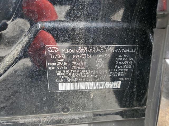 2020 HYUNDAI SANTA FE L - 5NMS53AD8LH247302