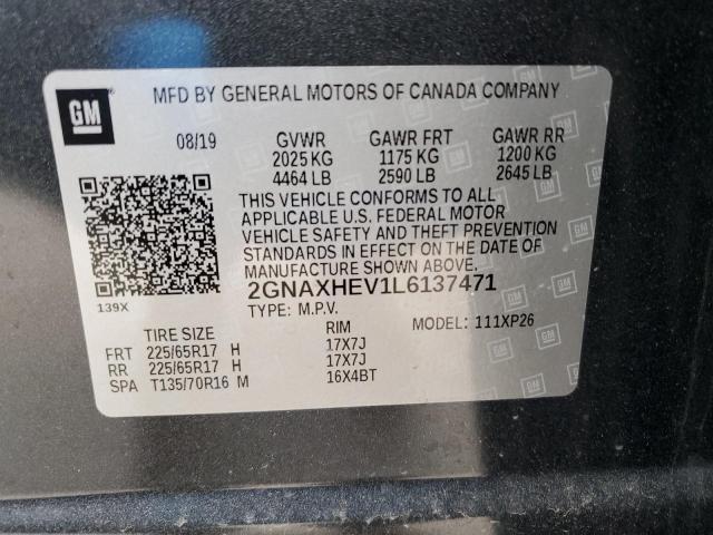 2020 CHEVROLET EQUINOX LS - 2GNAXHEV1L6137471