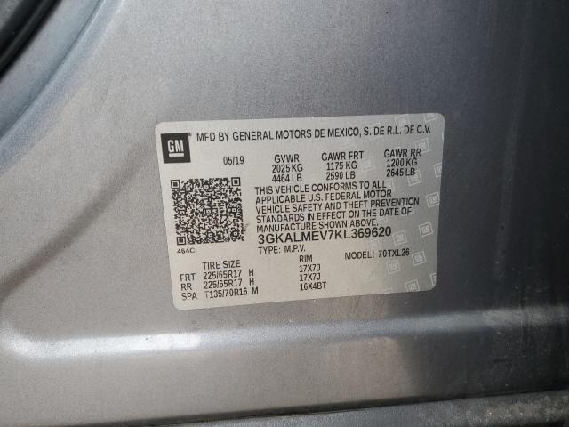 2019 GMC TERRAIN SL - 3GKALMEV7KL369620