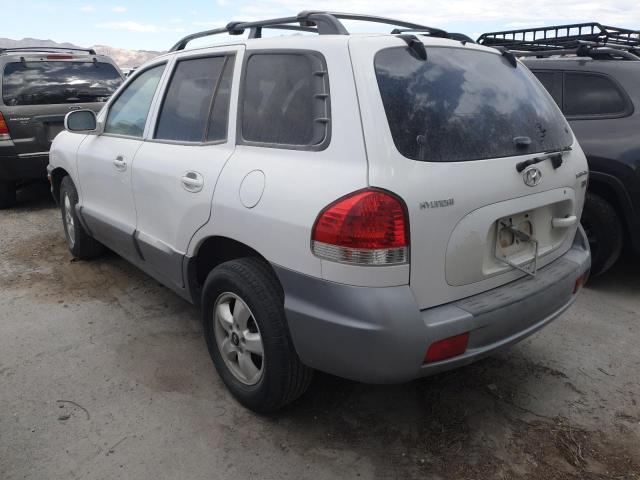 HYUNDAI SANTA FE G 2005 white 4dr spor gas KM8SC13E25U902481 photo #3