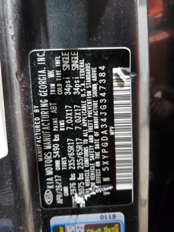 2018 KIA SORENTO LX - 5XYPGDA34JG347384