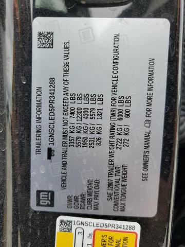 2023 CHEVROLET TAHOE C150 1GNSCLED5PR341288