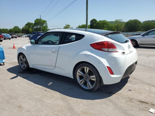 HYUNDAI VELOSTER 2012 white coupe 3d gas KMHTC6AD7CU049777 photo #3