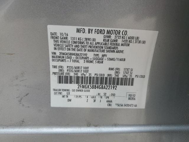 2016 FORD FLEX SE - 2FMGK5B84GBA22192