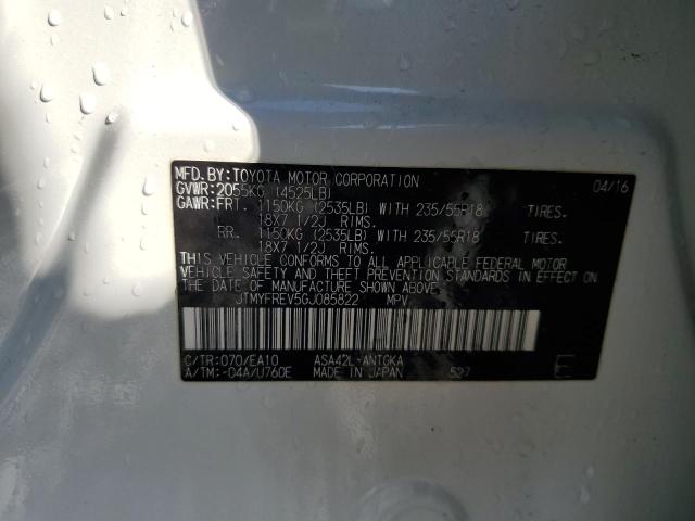 2016 TOYOTA RAV4 LIMIT - JTMYFREV5GJ085822