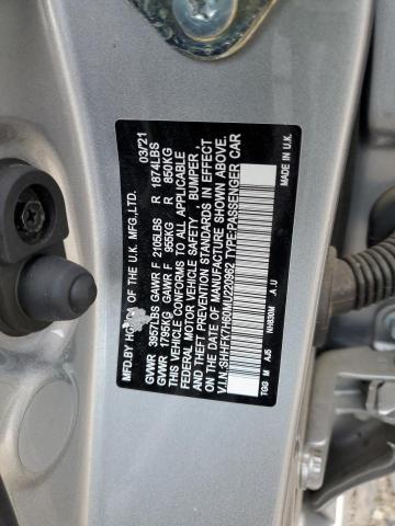 2021 HONDA CIVIC EX - SHHFK7H60MU220962