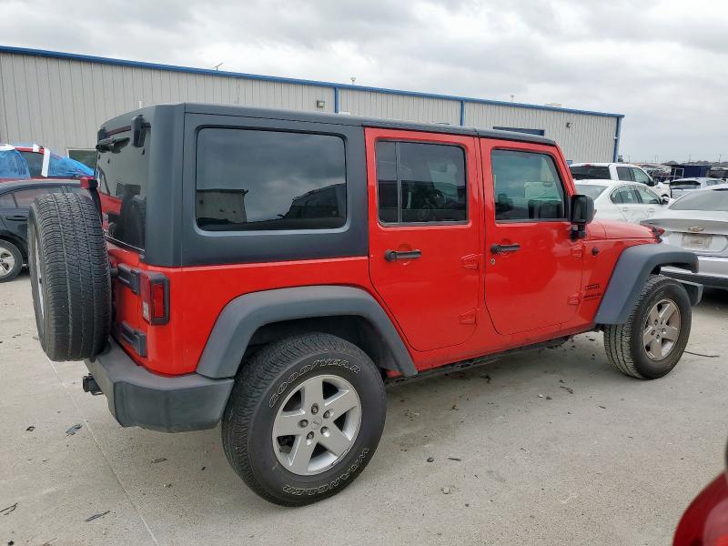 JEEP WRANGLER U 2015 red  flexible fuel 1C4HJWDG1FL749164 photo #4