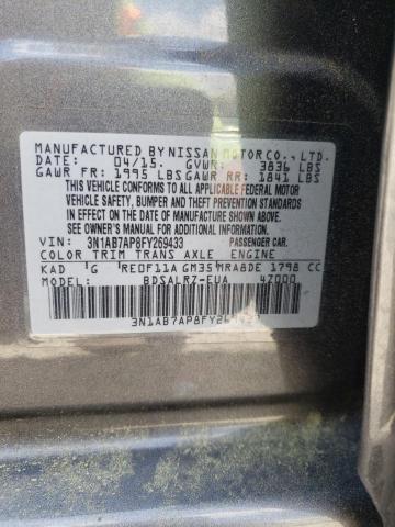 2015 NISSAN SENTRA S - 3N1AB7AP8FY269433