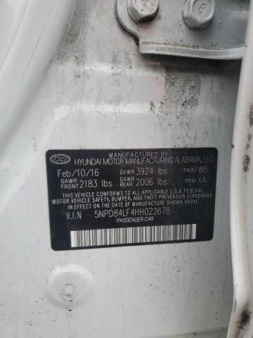 2017 HYUNDAI ELANTRA SE - 5NPD84LF4HH022678