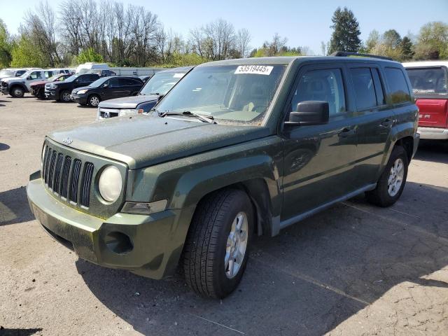 JEEP PATRIOT SP 2008 green  gas 1J8FF28W38D543935 photo #1