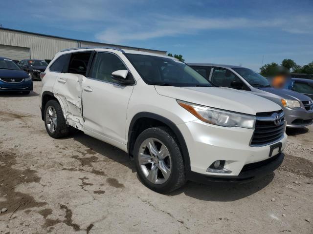 Vin: 5tddkrfhxes065746, lot: 54743165, toyota highlander limited 20144