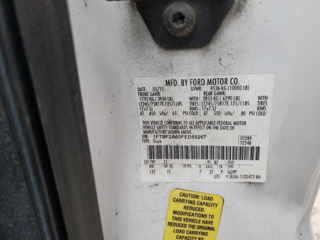 2015 FORD F250 SUPER - 1FTBF2A60FED59267